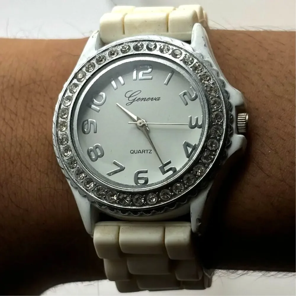 White & Cream Men's Watch